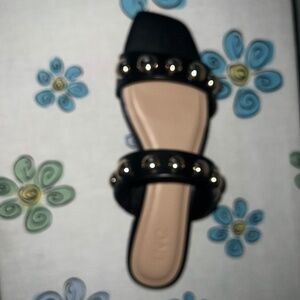 New in Box- INC Black Stud Sandals - 9.5